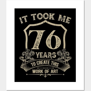 76th Birthday Posters and Art